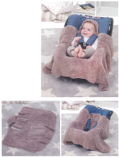 Load image into Gallery viewer, Wendy Peter Pan Chunky Knitting Pattern - Snuggle Bag &amp; Car Seat Blanket (P1298)