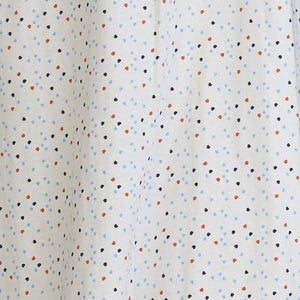 Slenderella Ladies Spot & Heart Print Cotton Pyjamas Blue - UK 10/12