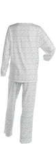 Load image into Gallery viewer, Slenderella Ladies Spot &amp; Heart Print Cotton Pyjamas Blue - UK 10/12