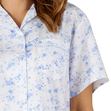 Load image into Gallery viewer, https://images.esellerpro.com/2278/I/177/563/PJ3208-slenderella-ladies-womens-floral-cotton-pyjamas-blue-close-up-1.jpg