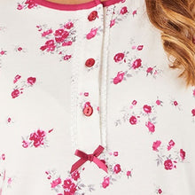 Load image into Gallery viewer, https://images.esellerpro.com/2278/I/146/533/PJ8137-slenderella-ladies-womens-floral-pyjamas-pjs-set-pink-close-up-1.jpg