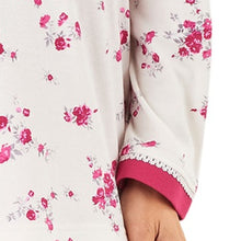 Load image into Gallery viewer, https://images.esellerpro.com/2278/I/146/533/PJ8137-slenderella-ladies-womens-floral-pyjamas-pjs-set-pink-close-up-2.jpg