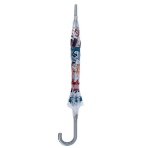 Esschert Design Transparent "It's Raining Cats & Dogs" Umbrella (80cm Diameter)