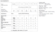 Load image into Gallery viewer, UKHKA 231 Double Knit Knitting Pattern - Baby Hats &amp; Balaclava