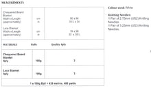 Load image into Gallery viewer, UKHKA 233 4ply Knitting Pattern - Baby Blankets