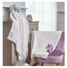 Load image into Gallery viewer, UKHKA 233 4ply Knitting Pattern - Baby Blankets