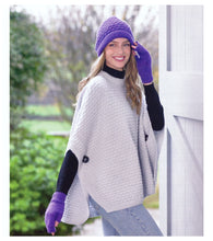 Load image into Gallery viewer, UKHKA 238 Double Knit Knitting Pattern - Ladies Poncho &amp; Accessories