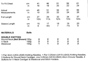 Double Knitting Pattern - UKHKA 62 Baby Cardigans & Waistcoat