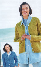 Load image into Gallery viewer, UKHKA 249 Women&#39;s Double Knit Knitting Pattern - 2 Design Cardigans