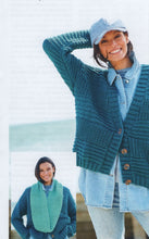 Load image into Gallery viewer, UKHKA 251 Ladies Chunky Knitting Pattern - Cosy Knit Jacket &amp; Snood