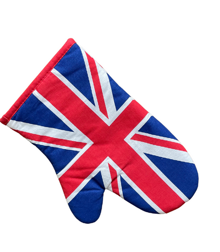 Union Jack Cotton Single Oven Glove Gauntlet