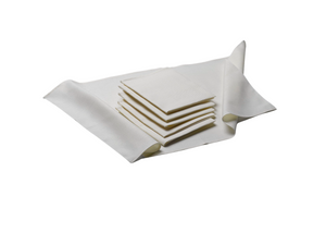 Pack of 6 Plain Cream Linen Union Tea Towel/Glass Cloths (47cm x 76cm)