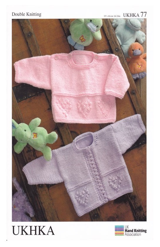 Double knit baby deals cardigan pattern