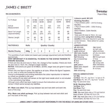 Load image into Gallery viewer, James Brett Women’s Chunky Knitting Pattern - Ladies Sweater (JB839)