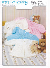 Load image into Gallery viewer, Peter Gregory Double Knitting and 4 Ply Pattern - 7095 Matinee Jackets