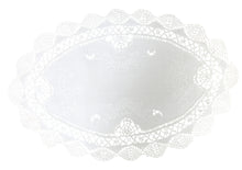 Load image into Gallery viewer, https://images.esellerpro.com/2278/I/189/150/cluny-lace-oval-traycloth-doily-white.JPG
