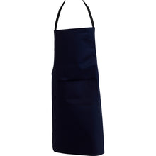 Load image into Gallery viewer, https://images.esellerpro.com/2278/I/191/278/cotton-full-length-bib-apron-navy-blue.jpg