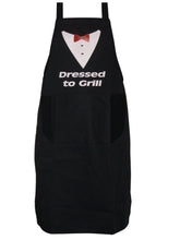 Load image into Gallery viewer, Adult Novelty “Dressed to Grill” Tuxedo Apron
