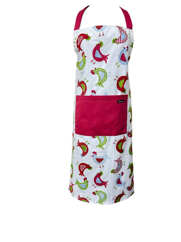 Hen Cotton Cooking Apron 70cm x 87cm