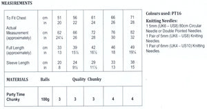 James Brett Chunky Knitting Pattern - Children's Sweater (JB769)