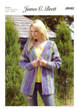 Load image into Gallery viewer, James Brett Chunky Knitting Pattern - JB462 Ladies Jacket