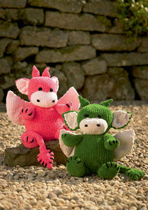 James Brett Chunky Knitting Pattern - Dragon (JB806)