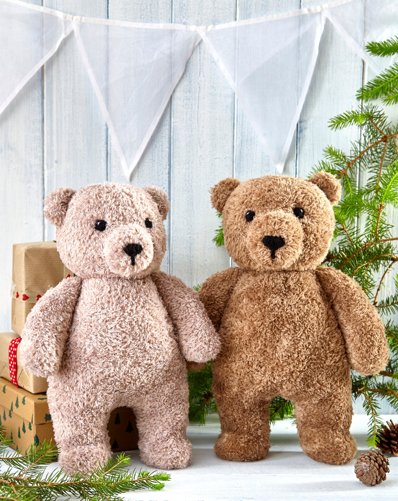 King Cole Christmas Knits Book 9 Teddy Bears Outfits Classic Home Store
