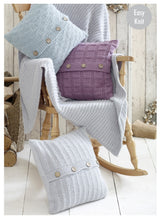Load image into Gallery viewer, King Cole Chunky Knitting Pattern - Blanket &amp; Cushions (5182)