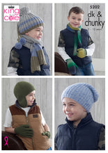 Load image into Gallery viewer, King Cole DK &amp; Chunky Knitting Pattern - Boys Accessories (5202)