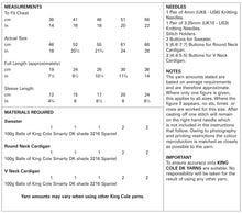 Load image into Gallery viewer, King Cole Double Knitting Pattern - Cardigans &amp; Sweater (5235)