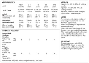King Cole Double Knitting Pattern - Girls Cardigans (5377)