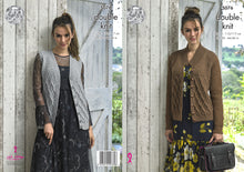 Load image into Gallery viewer, King Cole Double Knitting Pattern - Ladies Waistcoat &amp; Cardigan (5076)