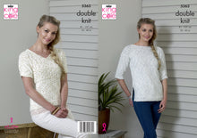 Load image into Gallery viewer, King Cole Double Knitting Pattern - Ladies Top &amp; Tunic (5363)