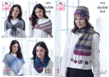 Load image into Gallery viewer, King Cole Double Knit Crochet Pattern - Ladies Accessories (5072)