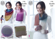 Load image into Gallery viewer, King Cole Double Knitting Pattern - Ladies Winter Accessories (5148)