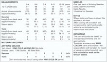 Load image into Gallery viewer, King Cole Double Knit Pattern - Girls &amp; Boys Sweater &amp; Tunic (4374)