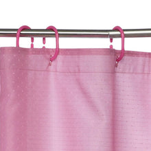 Load image into Gallery viewer, https://images.esellerpro.com/2278/I/140/878/manita-dobby-waterproof-weighted-shower-curtain-fuchsia-pink-close-up-2.jpg