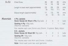 Load image into Gallery viewer, Peter Gregory Double Knitting and 4 Ply Pattern - 7095 Matinee Jackets