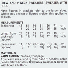 Load image into Gallery viewer, Baby Chunky Knitting Pattern - Long Sleeved Sweaters &amp; Hooded Sweater (PG 732)