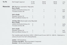 Load image into Gallery viewer, Peter Gregory Double Knitting Pattern - 7207 Dolls Outfits