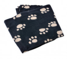 Load image into Gallery viewer, Archies Petface Soft Fleece Paw Print Comforter / Blanket