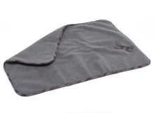 Load image into Gallery viewer, https://images.esellerpro.com/2278/I/148/706/petface-grey-tweed-sherpa-fleece-puppy-dog-comforter-blanket.jpg