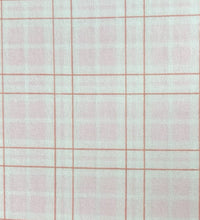 Load image into Gallery viewer, Pink Window Pane Flannelette Check Single Duvet Set