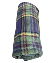 Load image into Gallery viewer, https://images.esellerpro.com/2278/I/217/347/purple-green-check-dog-blanket-1.jpg