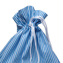 Load image into Gallery viewer, https://images.esellerpro.com/2278/I/153/806/striped-cotton-drawstring-laundry-bag-sack-blue-close-up.jpg