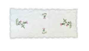 Thistle Runner with Cutwork Detail (16" x 36")