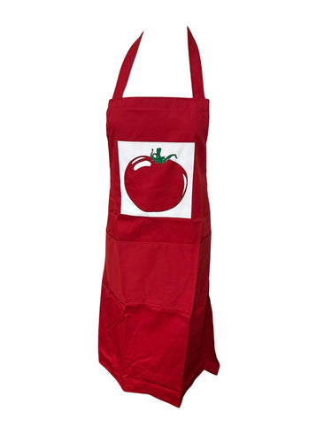 Adult Red Tomato TV Inspired Bib Apron