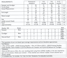 Load image into Gallery viewer, SECONDS UKHKA 93 Double Knitting Pattern Leaflet for Cable Knit Clothes Set